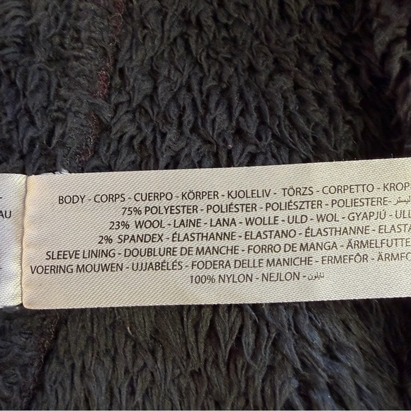 Ariat Men's Bowdrie Bonded Full Zip Stretch Wool Jacket Malbec Heather Size XL - Picture 10 of 13